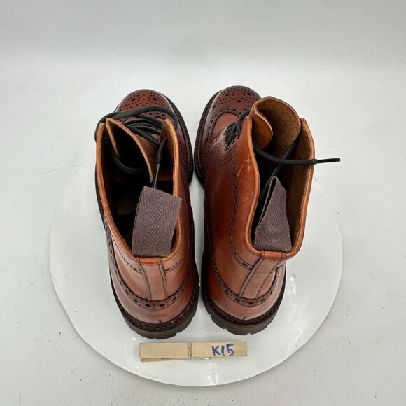Ralph Lauren Men UK 10D US 10.5 D Brown Leather Itshide Commando England Boot - Picture 9 of 11